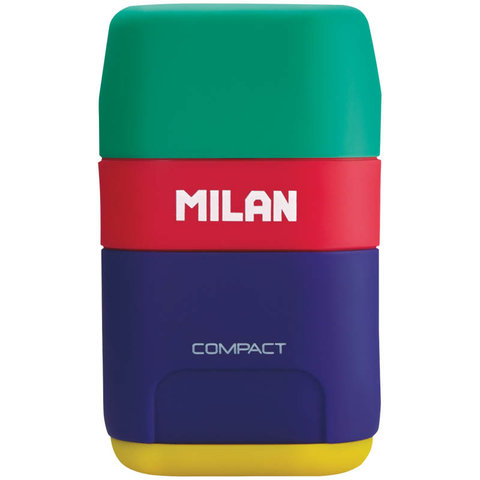точилка пластиковая MILAN Compact Touch Duo 2 отверстия 4706116/209622