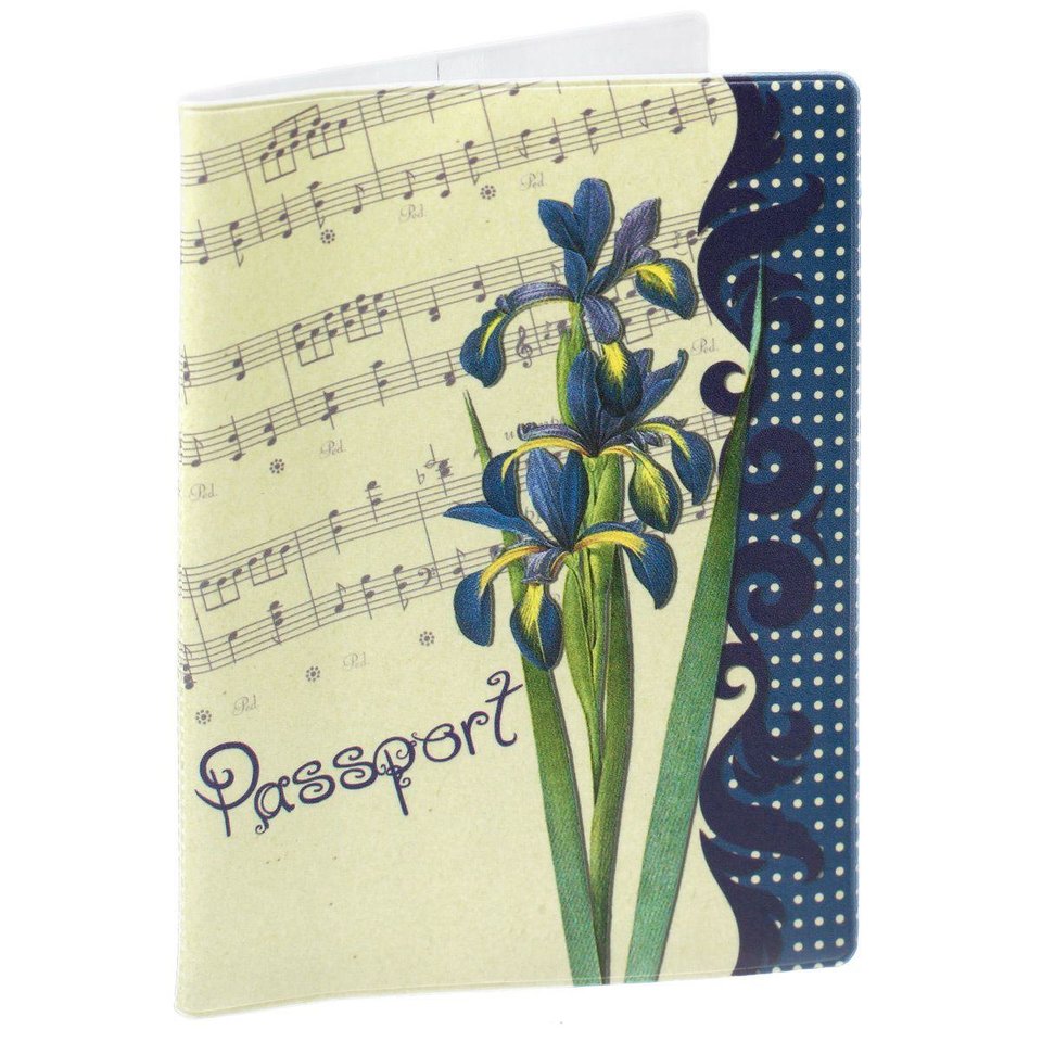 обложка для паспорта ПВХ Ирис 37727