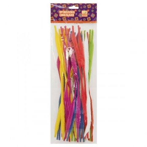 проволока синельная Фигурная 30см 35 штук FD030036