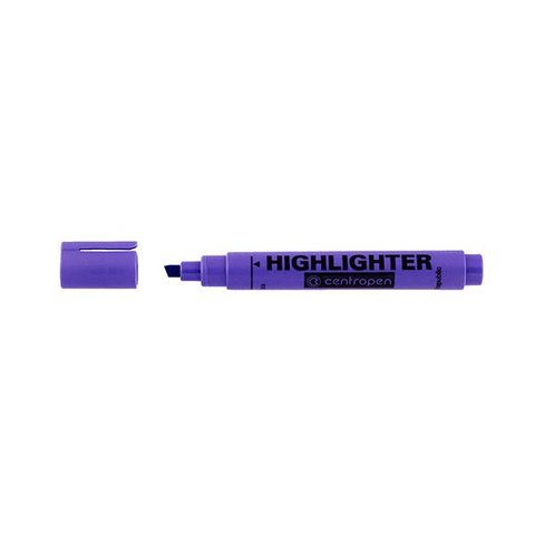 маркер текстовыделитель скошенный наконечник 1-4.6мм Centropen 8852 COPY FAX фиолетовый