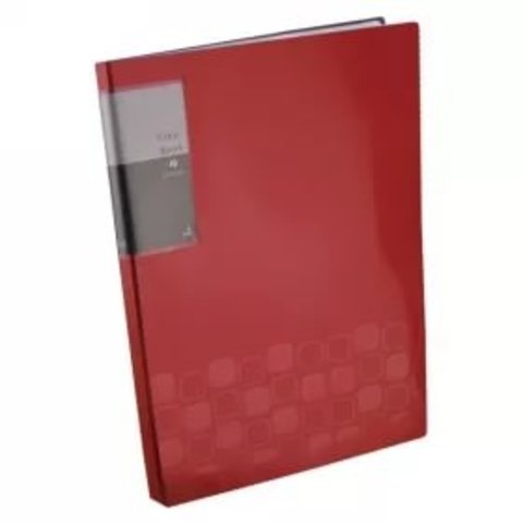 папка с файлами А4 40 вкладышей с корешком и карманом Concept/квадрат-CON40