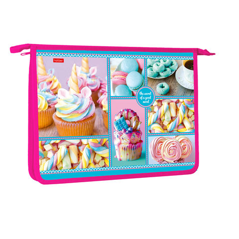 папка для тетрадей А4 Яркие сладости Hatber AMc 71046