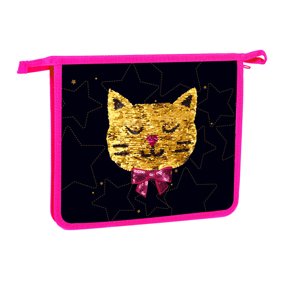 папка для тетрадей А5 Gold cat 2 отделения Hatber AMc68034