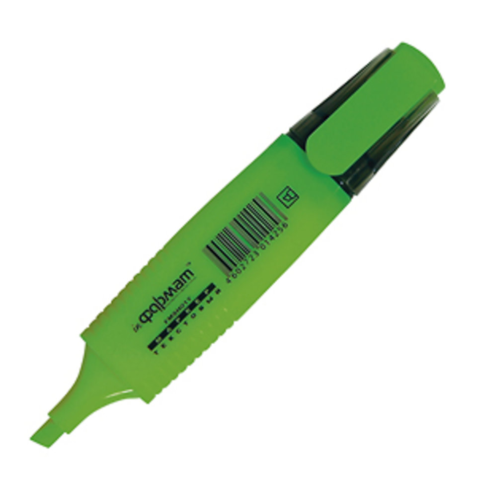 маркер текстовыделитель скошенный наконечник 1-5мм InFORMAT Classic зеленый FMSH01G 56794