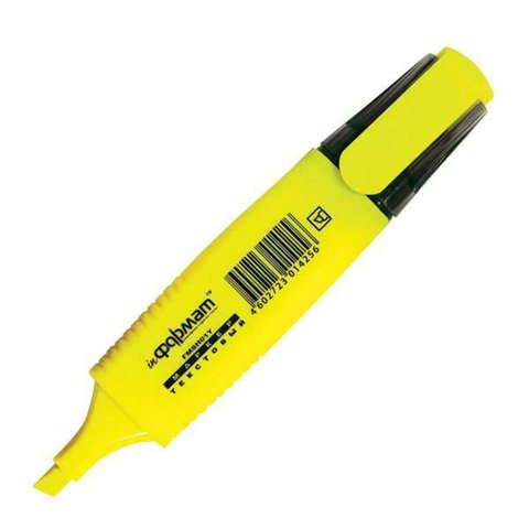 маркер текстовыделитель скошенный наконечник 1-5мм InFORMAT Classic желтый FMSH01Y 56790