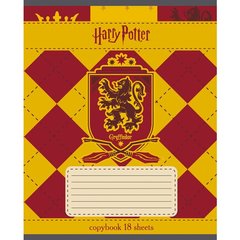 тетрадь 18 листов цветная Гарри Поттер в клетку (053873) Хатбер