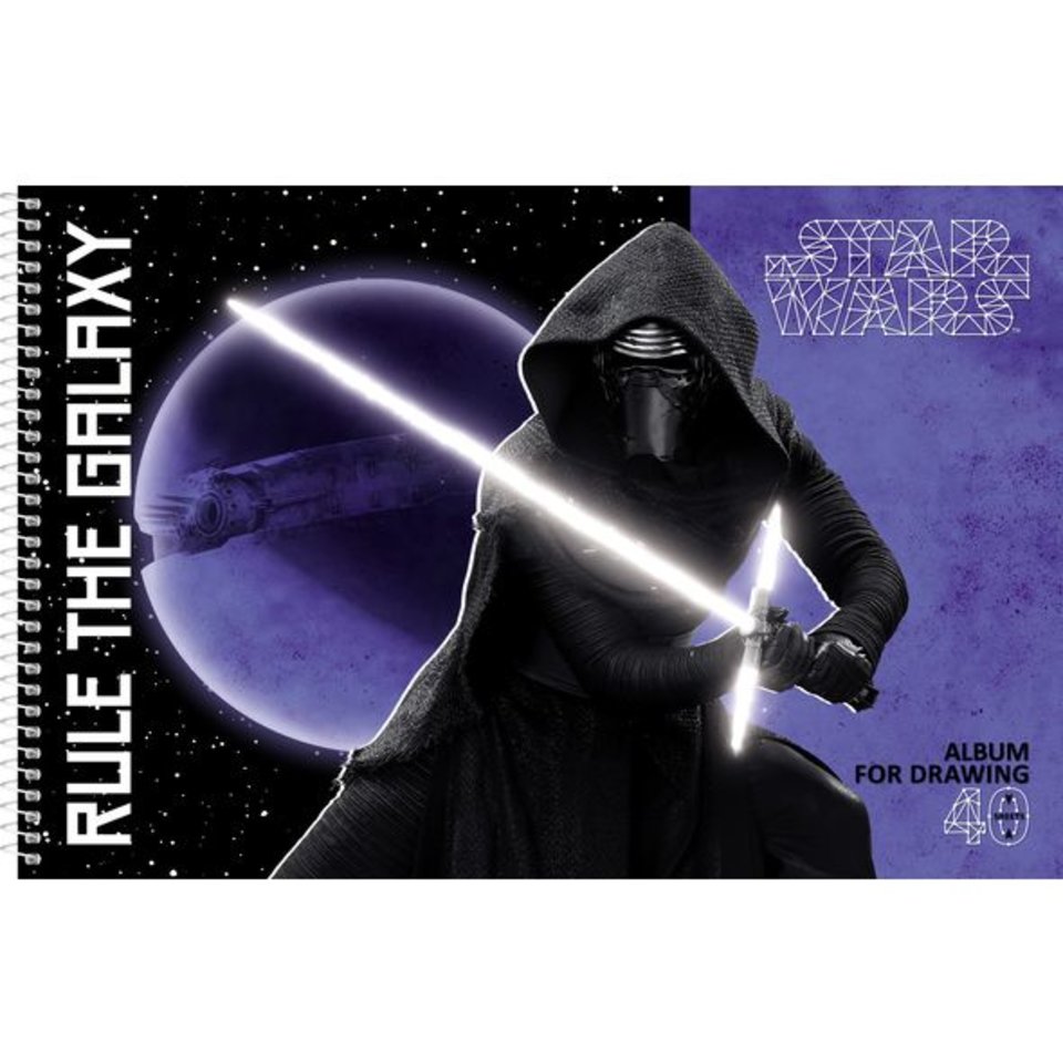 альбом для рисования 40 листов Звездные войны (LUCAS STAR WARS) (056966)