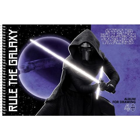 альбом для рисования 40 листов Звездные войны (LUCAS STAR WARS) (056966)