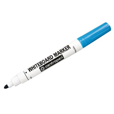маркер для доски круглый наконечник 2.5мм Centropen 8559 синий