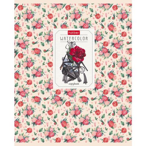 тетрадь 48 листов Watercolor в клетку (057357) Хатбер