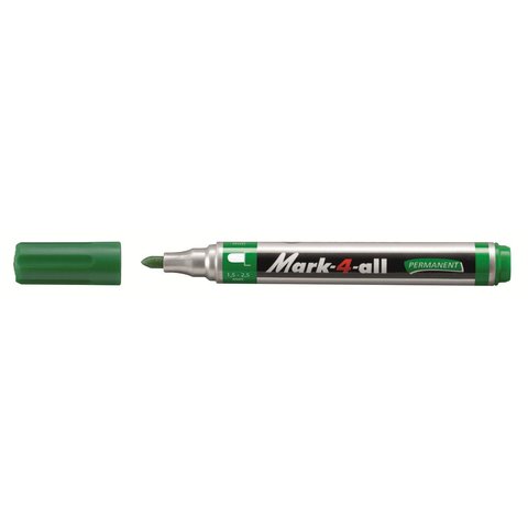 маркер перманентный круглый наконечник STABILO Mark-4-all зеленый