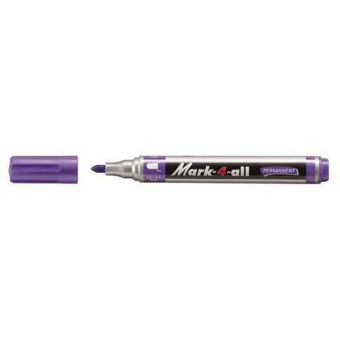 маркер перманентный круглый наконечник STABILO Mark-4-all фиолетовый