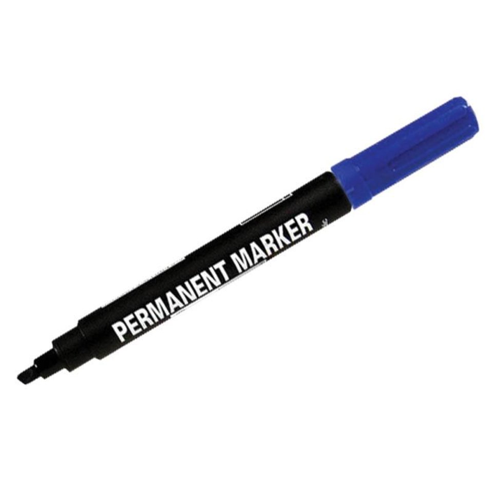 маркер перманентный скошенный наконечник 1-4.6мм Centropen 8576 синий