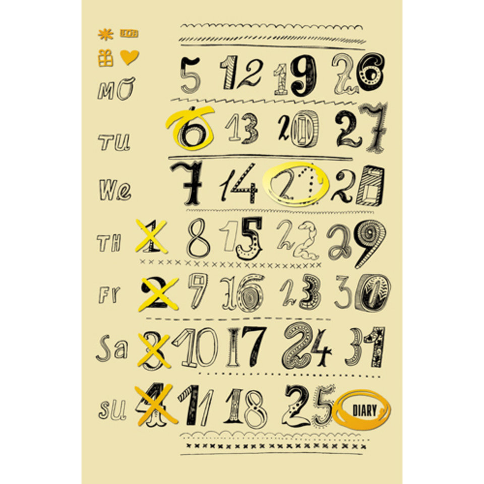 ежедневник недатированный А5 Планы на месяц 19515208