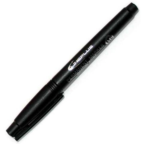 маркер перманентный тонкий 1мм Line Plus-Fine Liner200UF черный
