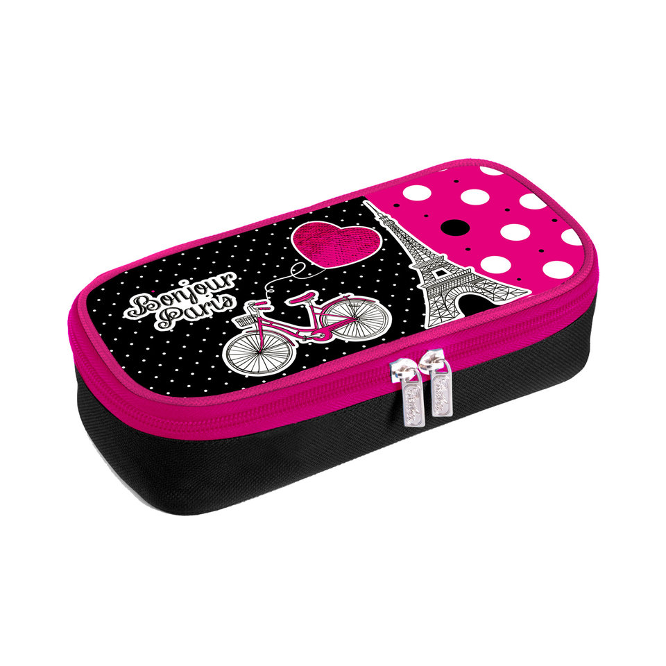 косметичка для девочки Я люблю тебя Париж Hatber Npt74236