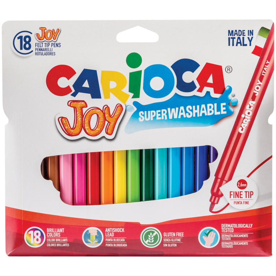фломастеры набор 18 цветов CARIOCA Joy 40555