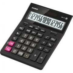 калькулятор настольный 16 разрядов большой CASIO GR-16-W-EH двойное питание