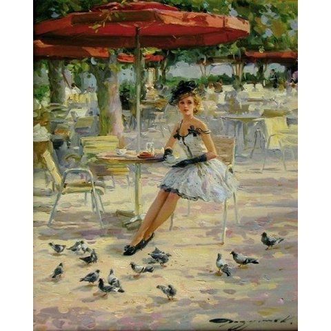 картина по номерам 40х50см GX22839 “Кокетка”