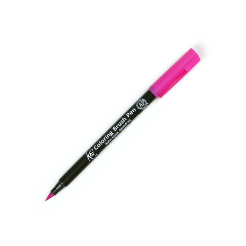 маркер акварельный SAKURA Koi Кисточка Розовато-красный