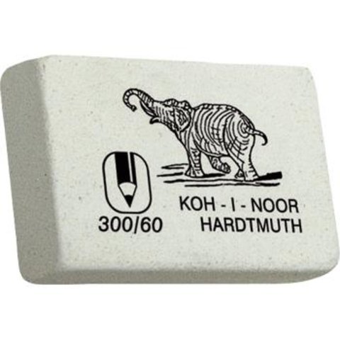 ластик KOH-I-NOOR ELEPHANT натуральный каучук 300/60