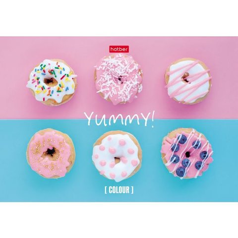 тетрадь 48 листов Yummy линованная 19036 (055230) Хатбер