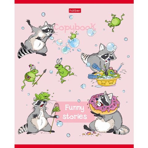 тетрадь 48 листов Забавные истории (056243) в клетку