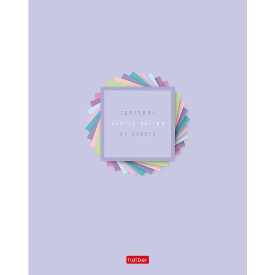тетрадь 48 листов Gentle design 20152 (057085) в клетку