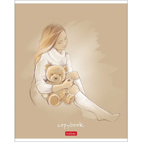 тетрадь 48 листов Дыхание нежности (058100) в клетку