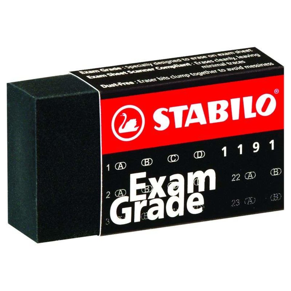 ластик STABILO EXAM GRADE черный натуральный каучук 1191/36E
