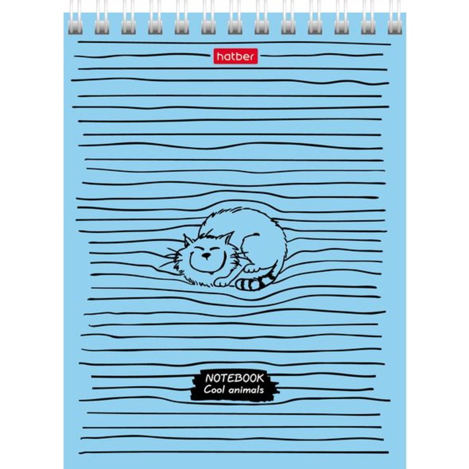 блокнот А6 40 листов Cool Animals на гребне (055480)