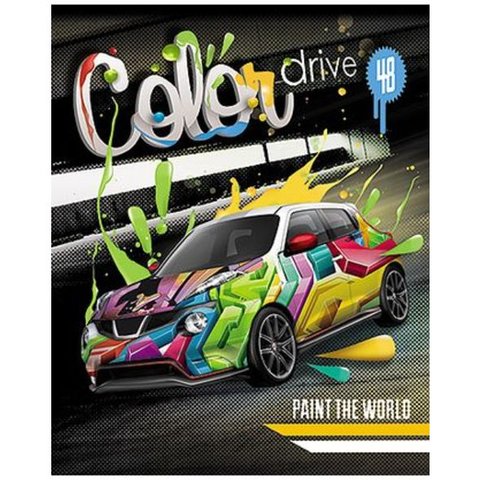 тетрадь 48 листов Color drive в клетку (037867) Хатбер