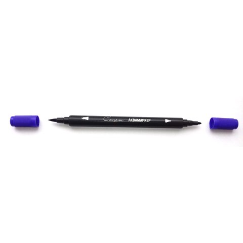 маркер акварельный двусторонний Сонет Ультрамарин фиолетовый