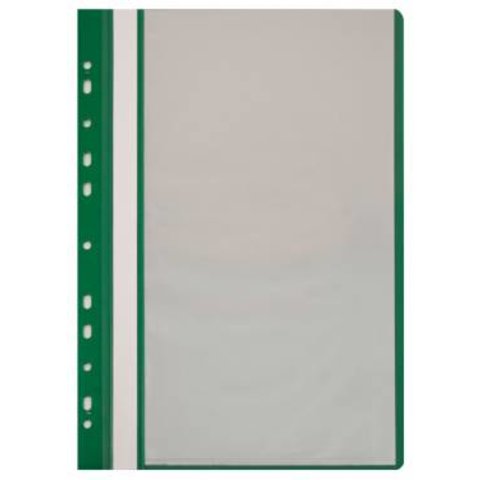 папка с файлами А4 10 вкладышей с перфорацией "блок-папка" PS10grn/854141 зеленая
