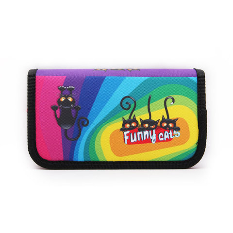 пенал Черные котики 2 отделения ПН-2033