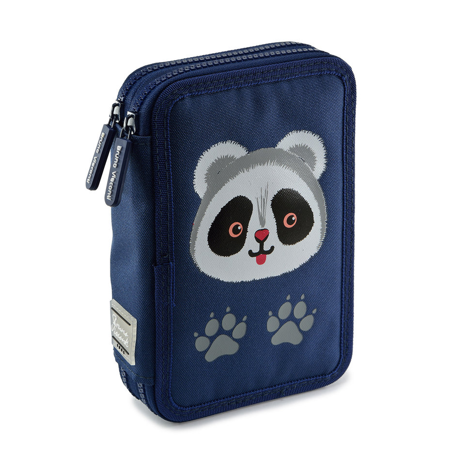 пенал Панда 2 отделения 14-051/03