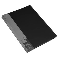 папка с файлами А4 40 вкладышей PV40 /056000401/816943 черная