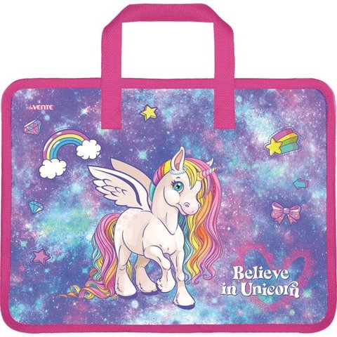 папка для тетрадей А4 с ручками Rainbow Unicorn 8053956 DEVENTE