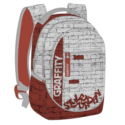 рюкзак для мальчика Graffiti NRk 37086 Hatber
