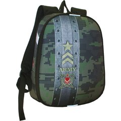 рюкзак для мальчика формованный Военный 8120