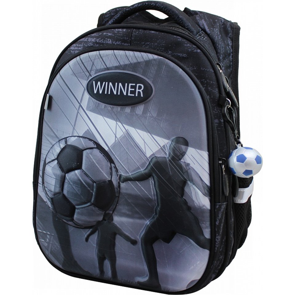 рюкзак для мальчика Winner с брелком мячиком 8073