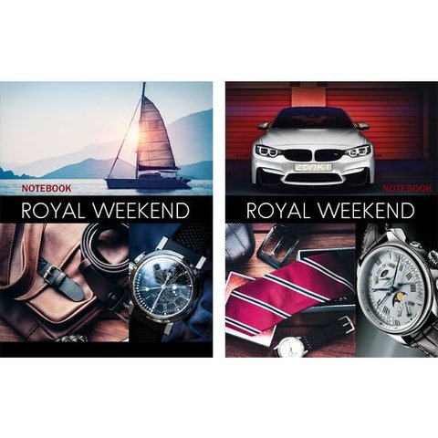 книга для записи А5 80 листов Royal Weekend 6717 BG
