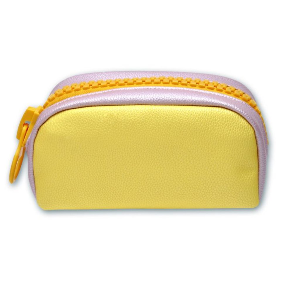 косметичка для девочки Желто-сиреневый кожзам 46338