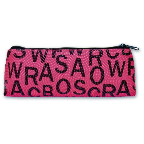 косметичка для девочки Буквы малиновый 46464