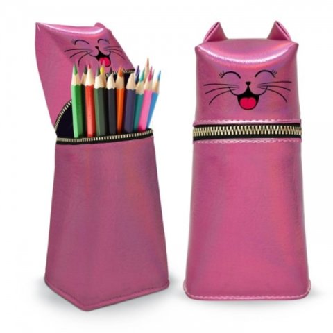 косметичка для девочки Счастливый кот кожзам 48612