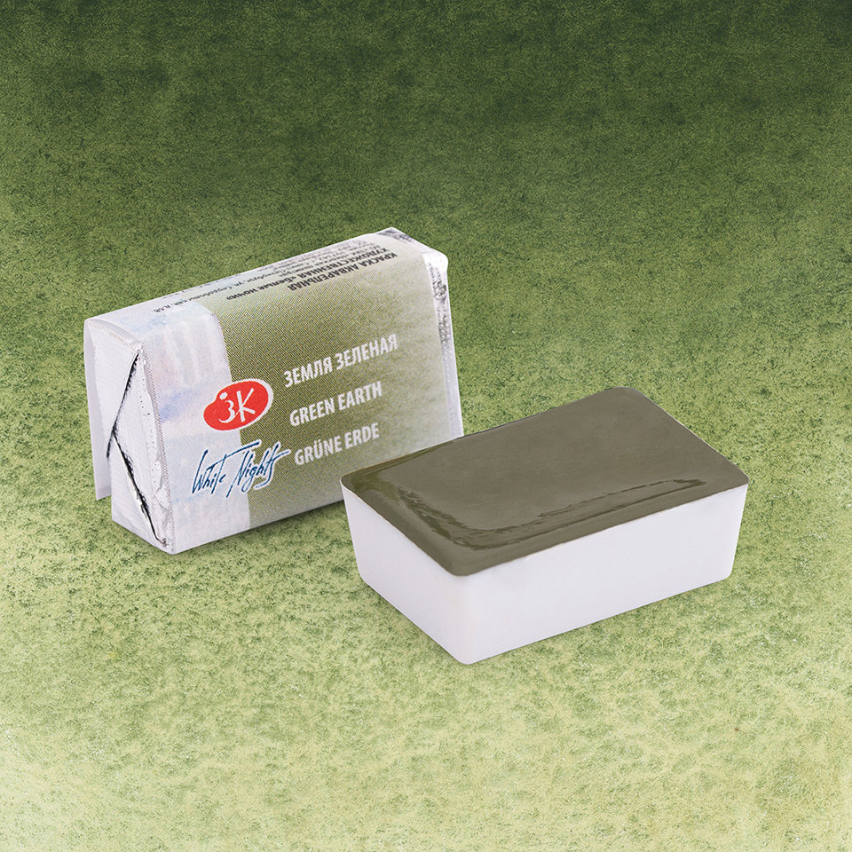 акварель Земля зеленая Белые ночи кювета 2.5мл З.Х.К 1911730