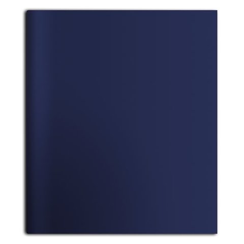 тетрадь на кольцах 120 листов ПВХ тиснение синяя (056508) Хатбер