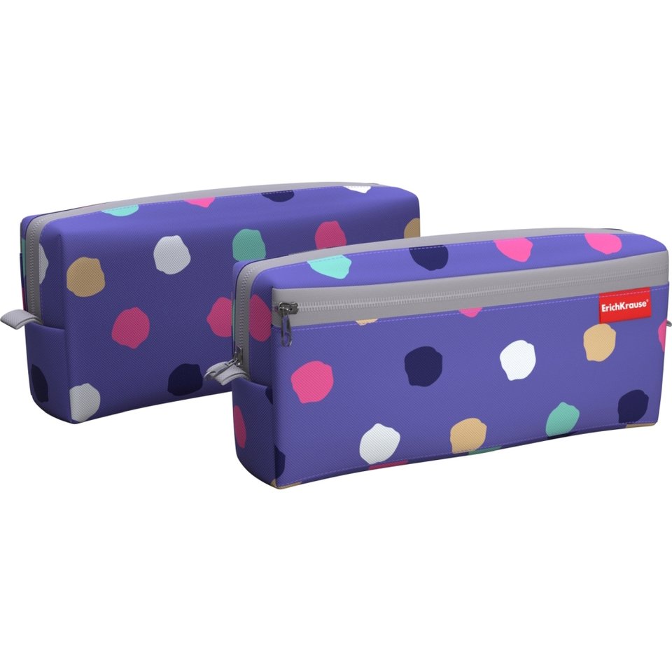 косметичка для девочки Dots 2 отделения 46300