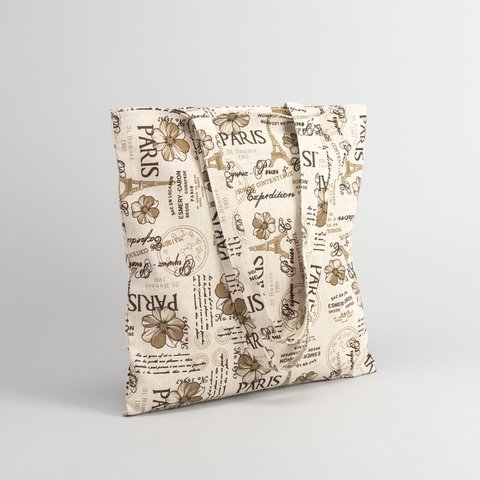 сумка текстильная на молнии Города 37х38см 2798242