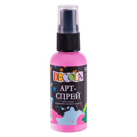 Арт спрей Розовый 50мл акрил DECOLA 15530322 З.Х.К